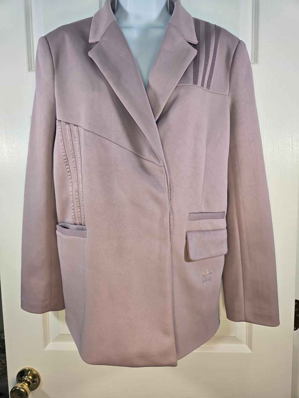 Adidas Danielle Cathari Lavender Women's Deconstructed Blazer Size 32 XS